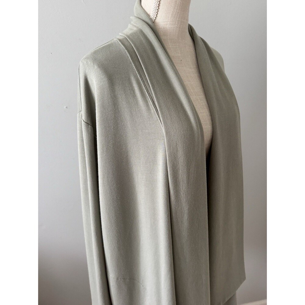 Athleta Pranayama Restore Rib Wrap in Sage Green Women’s Size XL Pockets Lounge - Picture 3 of 10